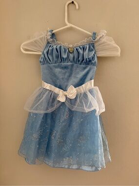 Disney Cinderella Light Blue Princess Dress with White Accents